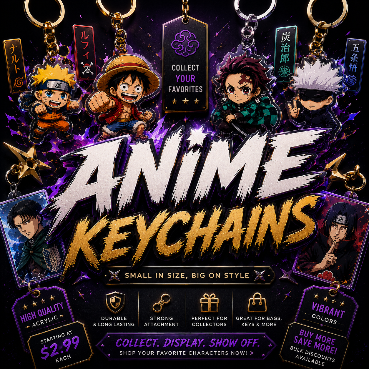 Anime Keychains