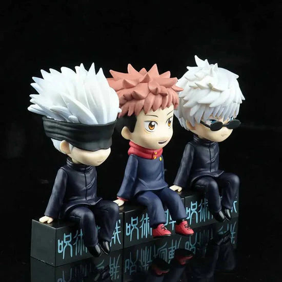 Gojo Set of 3 figures on bench