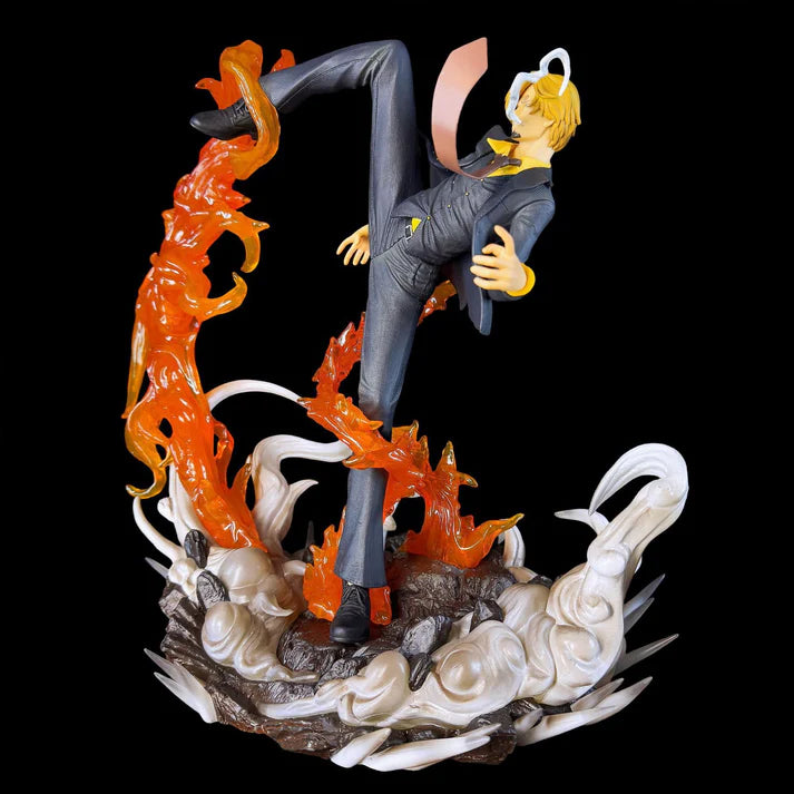 Sanji Kick Fire Figure